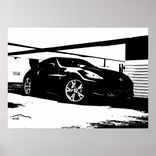 Nissan 370Z Roof Top Poster (Vorne)