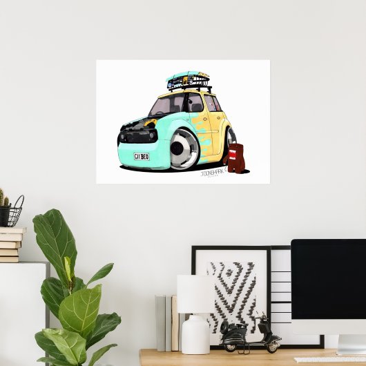 Nissan Cube vs domo Poster (Heimbüro)