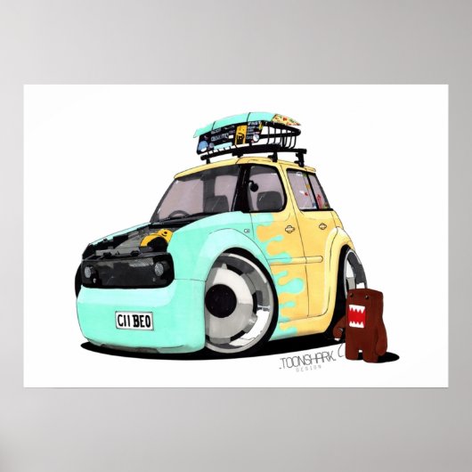 Nissan Cube vs domo Poster (Vorne)