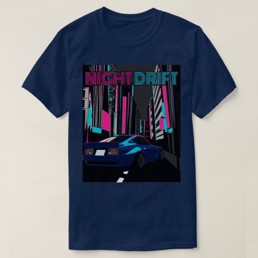 NIssan Fairlady Z 240z Night Drift T-Shirt (Design vorne)