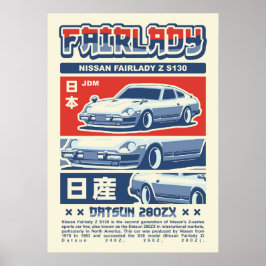 Nissan Fairlady Z S130 Poster