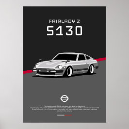 Nissan Fairlady Z S130 Poster