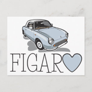 Nissan Figaro Pale Aqua Postkarte