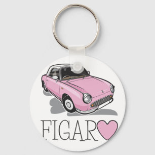 Nissan Figaro-Rosa Schlüsselanhänger