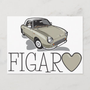 Nissan Figaro Topaz Postkarte