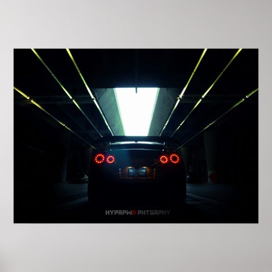 Nissan GT-R35 in Downtown LA Poster (Vorne)