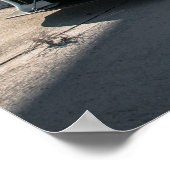 Nissan GT-R35 LibertyWalk Widebody mit Flugzeug Poster (Ecke)