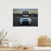 Nissan GT-R35 LibertyWalk Widebody mit Flugzeug Poster (Küche)
