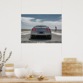 Nissan GT-R bereit zu rennen Poster (Küche)