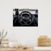 Nissan GT-R Carbon Fibre Cockpit und HID Poster (Küche)