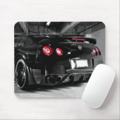 Nissan GT-R High Quality Black Mousepad (Mit Mouse)