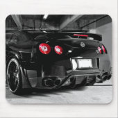 Nissan GT-R High Quality Black Mousepad (Vorne)