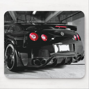 Nissan GT-R High Quality Black Mousepad