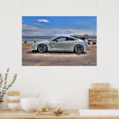 Nissan GT-R in der Paradise Cove Poster (Küche)