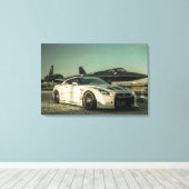 NISSAN GT-R LIBERTY WALK MIT SR-71 BLACKBIRD LEINWANDDRUCK (Insitu (Holzboden))