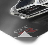 Nissan GT-R Poster (Ecke)