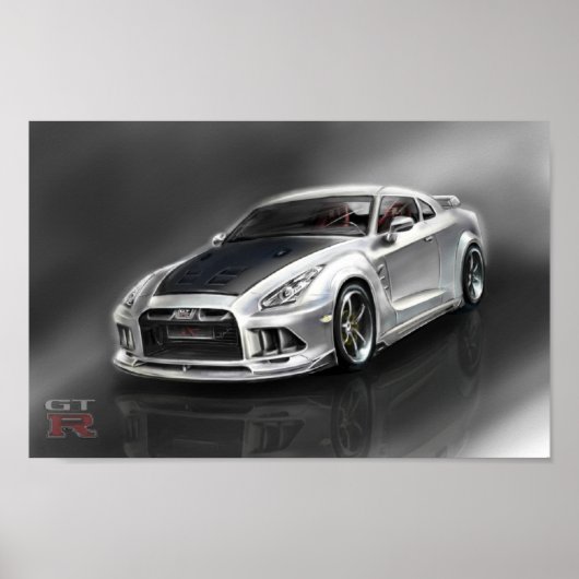 Nissan GT-R Poster (Vorne)
