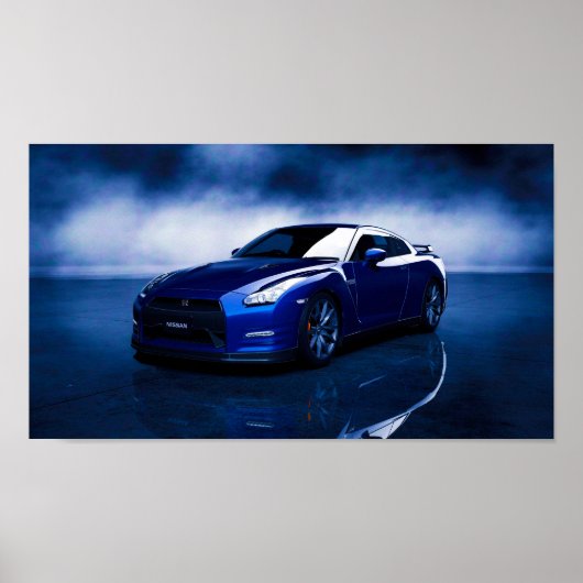 Nissan GT-R-Qualität Poster (Vorne)