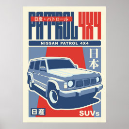 NISSAN PATROL 4X4 POSTER
