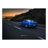 Nissan R34 GT-R Skyline Spec Nur in California Fotodruck (Vorne)