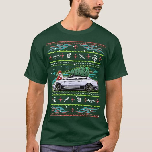 Nissan s15 Weihnachten T-Shirt (Vorderseite)