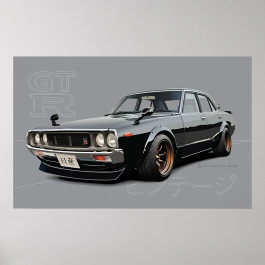 Nissan Skyline 2000GT-R Poster (Vorne)