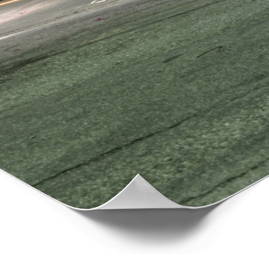 Nissan Skyline GT-R34 in Downtown Los Angeles Poster (Ecke)