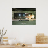 Nissan Skyline GT-R34 in Downtown Los Angeles Poster (Küche)