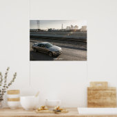 Nissan Skyline GT-R34 in Downtown Los Angeles Poster (Küche)