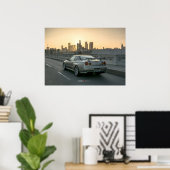 Nissan Skyline GT-R34 in Downtown Los Angeles Poster (Heimbüro)