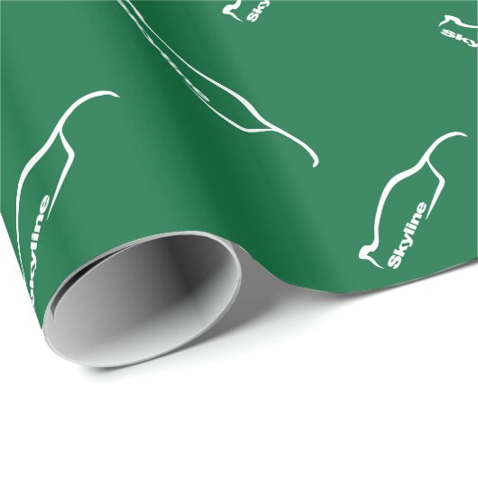 Nissan Skyline GT-r Geschenkpapier (Rolleneckpunkt)