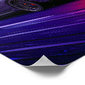 Nissan Skyline GTR R32 Poster (Ecke)