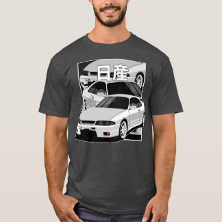 Nissan Skyline Gtr r33 japanische Comic T-Shirt