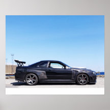 Nissan Skyline R34-Poster