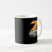 Nissan Z Cartoon Classic T Shirt Kaffeetasse (VorderseiteRechts)