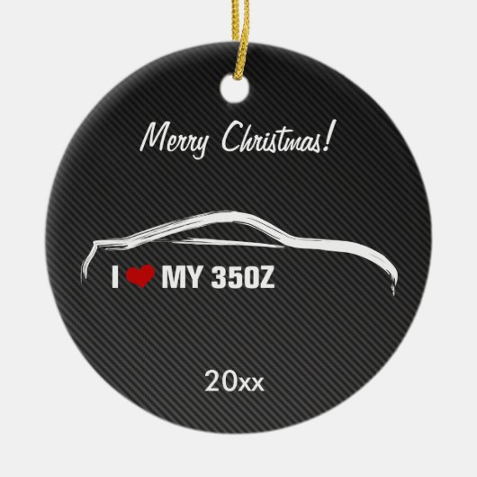 Nissans 350Z - Liebe I mein 350Z Keramikornament (Vorne)