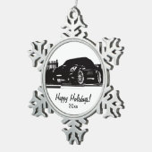 Nissans 350Z - Liebe I mein 350Z Schneeflocken Zinn-Ornament (Rechts)