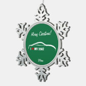 Nissans 350Z - Liebe I mein 350Z Schneeflocken Zinn-Ornament (Rechts)