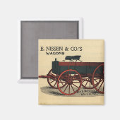 Nissen Wagon Magnet (Vorderseite/Rückseite)