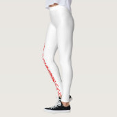 Nissl Cortex-Leggings (neutrales Rot) Leggings (Links)