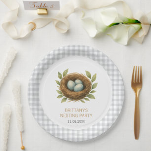 Nistendes Party segne die neutrale Babydusche des  Pappteller