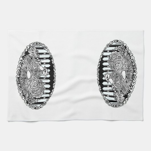 Nistkasten-Henne Geschirrtuch (Horizontal)