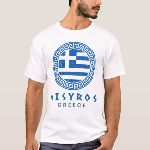 Nisyros, Griechenland gestört Design Men's White T-Shirt
