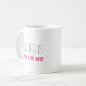 Nitchen ist Phantastisch Kaffeetasse (Vorderseite Links)