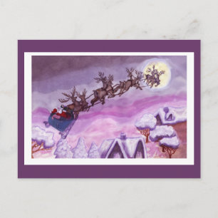 Nite Before Christmas Postcard Feiertagspostkarte
