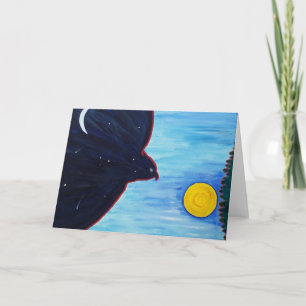 Nite jagt Tagesgrußkarte durch Künstler Karte