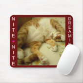 Nite Nite, das Katze Mausepad träumt Mousepad (Mit Mouse)