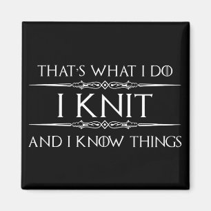 Nitritgeschenke für Knitter - Funny I Strick Magnet