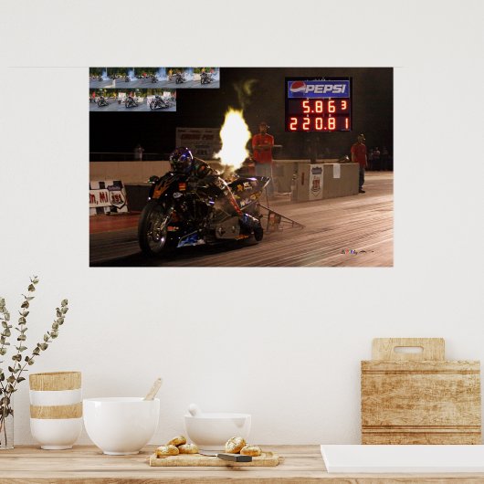 Nitro Fire Poster (Küche)