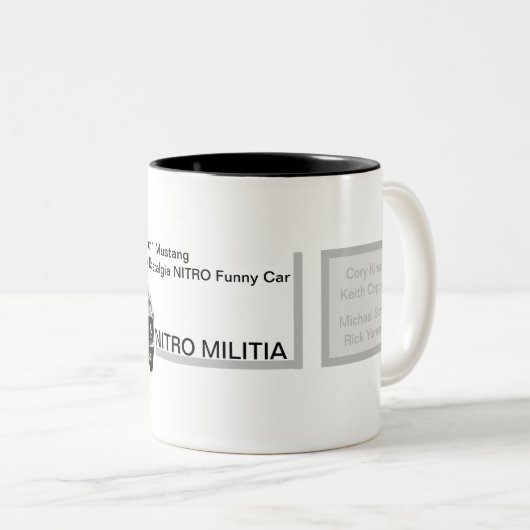 NITRO MILITIA Keramik Tasse (VorderseiteRechts)